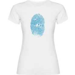 Mountain Fingerprint Short Sleeve T-Shirt